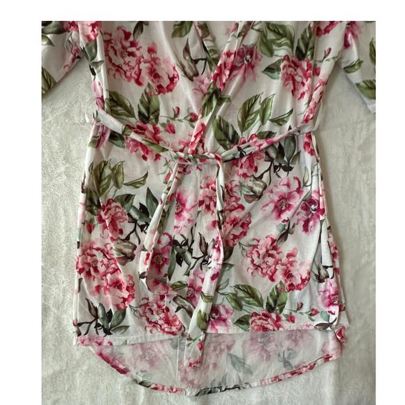 Show Me Your Mumu Floral Robe with Belt One Size Womens - Picture 2 of 7